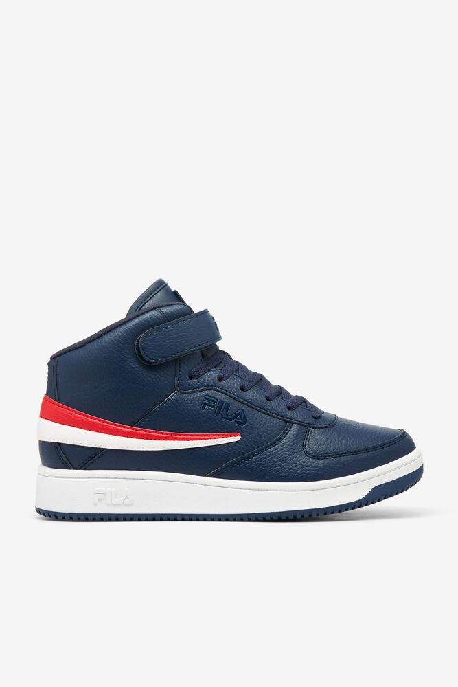 Fila Trainers Mens Navy A-high - Ireland 61279-OFEW